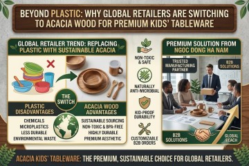 Wood vs. Plastic for Kids: Why Acacia is the safer choice for family dining